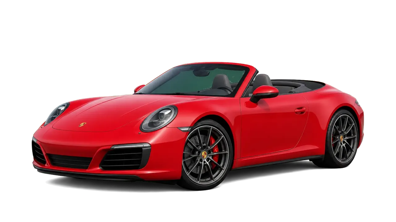 Porsche 911 4 GTS Targa 3.0 24V (991) 2018 — ilustração (gerada por IA)