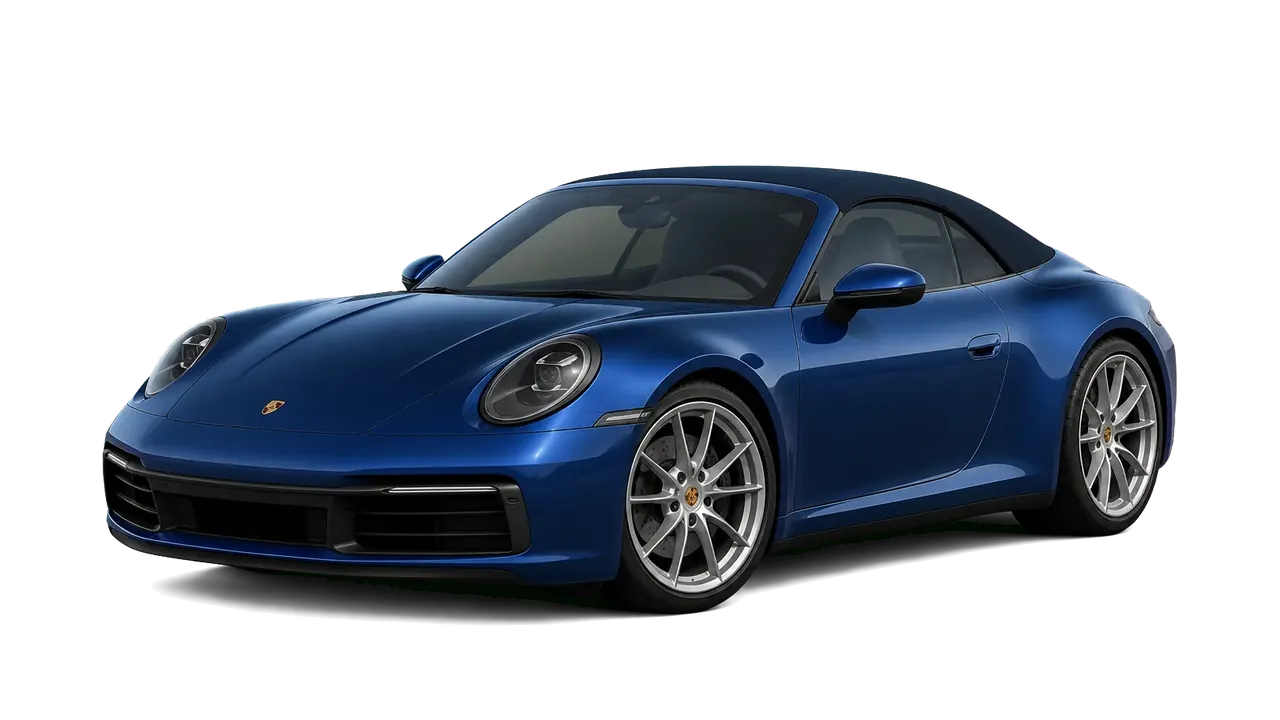 Porsche 911 Cabriolet 2020 — ilustração 1 de 1 (gerada por IA)